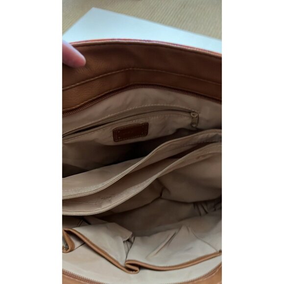 Nine west orange handbag tote beach baglarge multipurpose - Picture 4 of 11